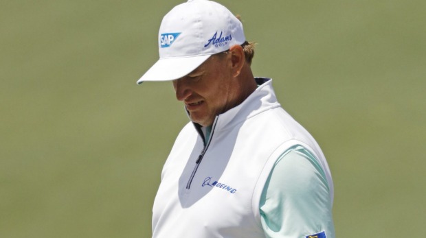 Ernie Els Has Historic Masters Putting Meltdown On First Hole