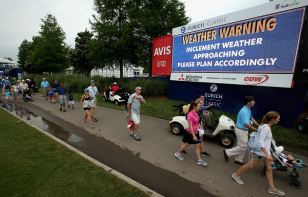 Rain, Brian Stuard Rule Day One In New Orleans