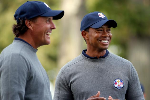 Ryder Cup Report:  Phil And Tiger Taking Over Team Room?