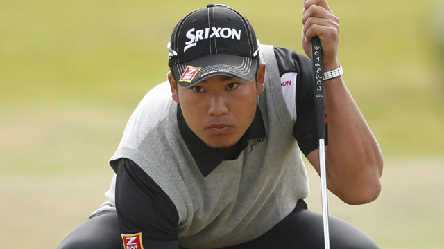 Matsuyama Tames Windy, Chilly Conditions In China