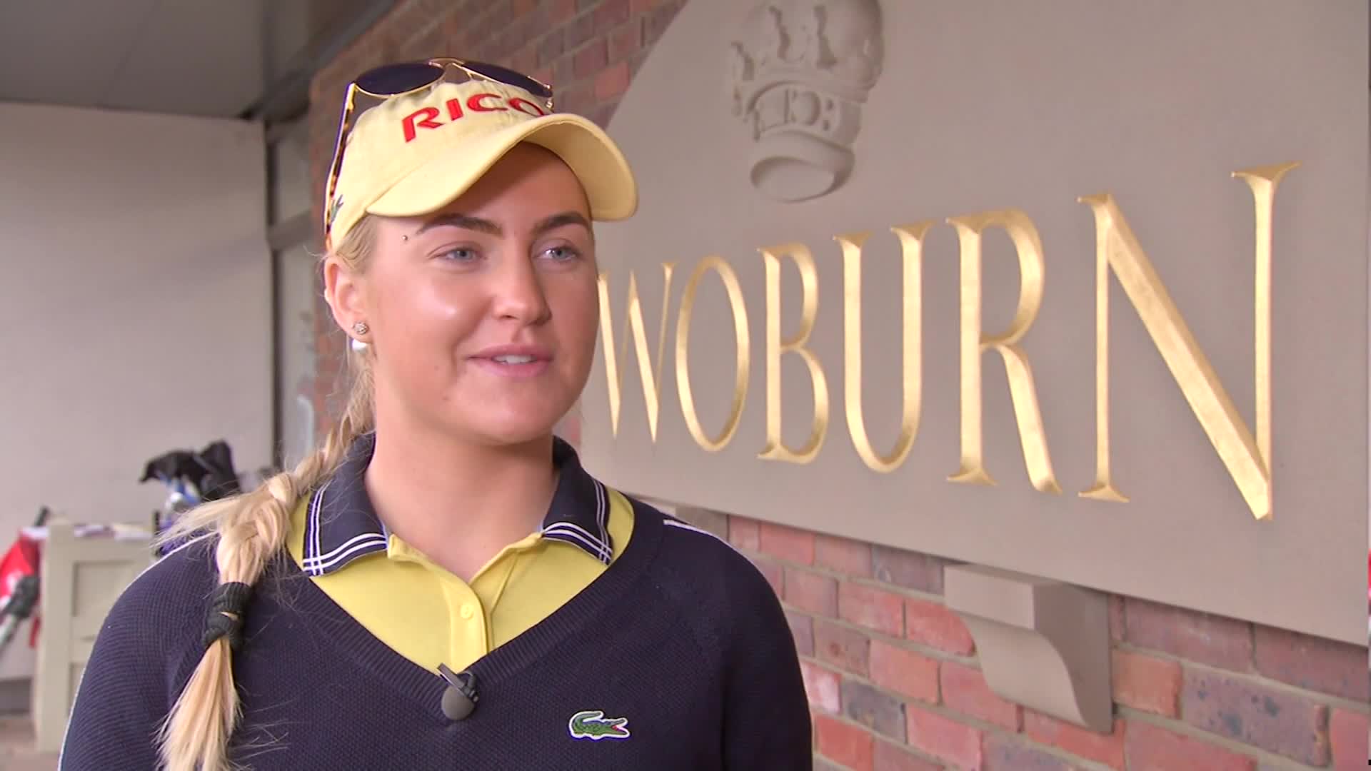 Charley's Their Angel:  Hull Is England's New Golf Sweetheart
