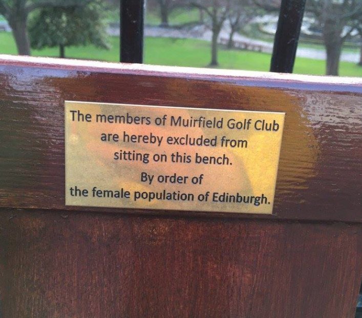 The Great Edinburgh Bench Caper