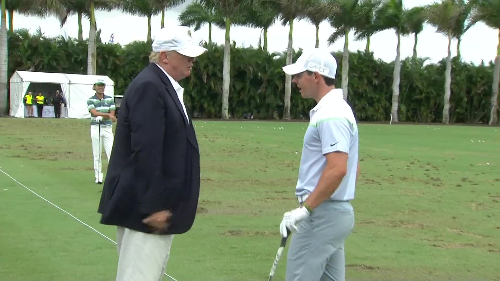 Rory McIlroy Heals Up, Hangs Out With The Donald