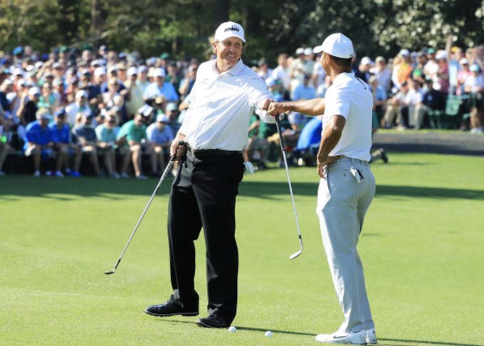 Tiger Woods And Lefty:  A Practice Round Unlike Any Other