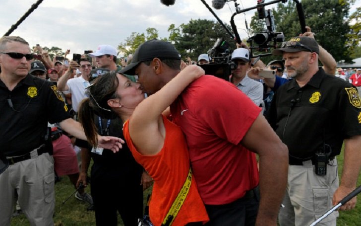 Tiger Gets Massive Lip-Lock From Girlfriend Erica Herman -- Who Is She?