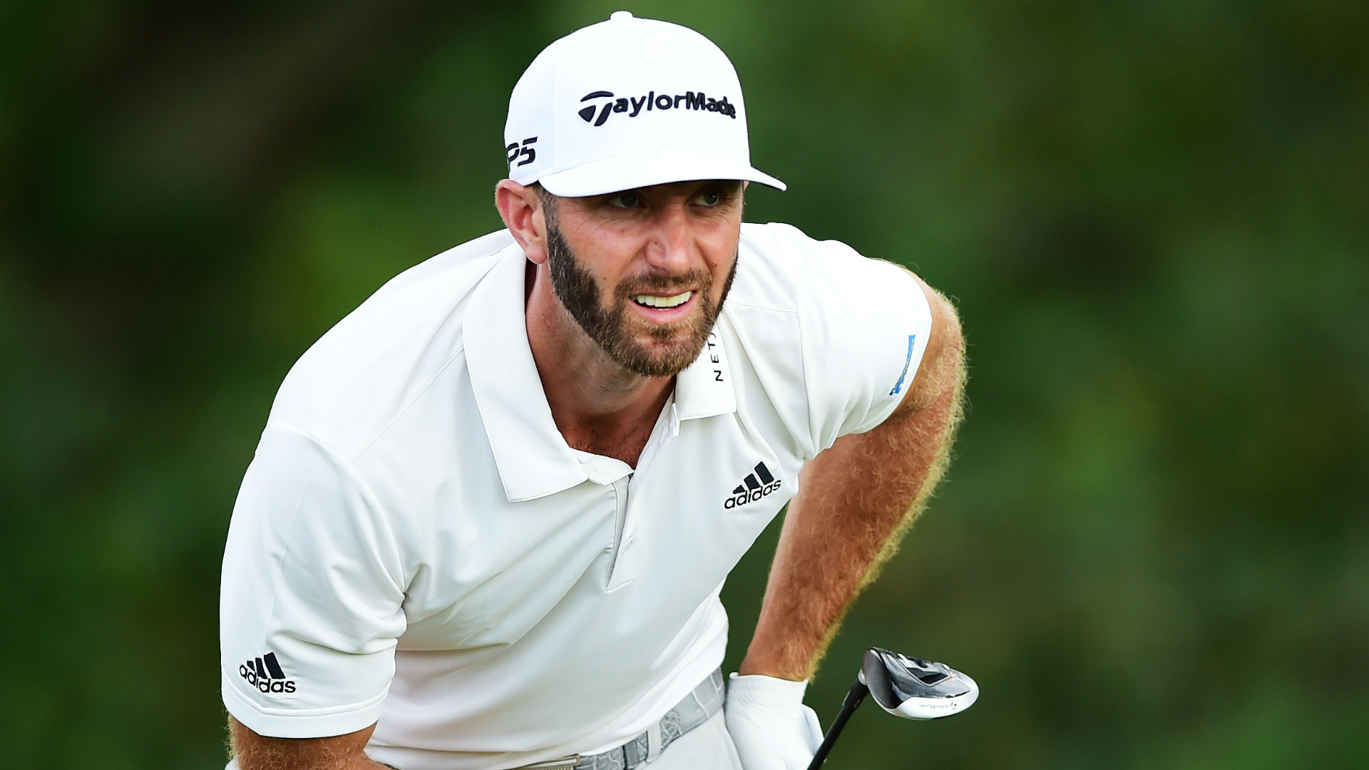 Dustin Johnson Finds His Putting Stroke, Leads Northern Trust