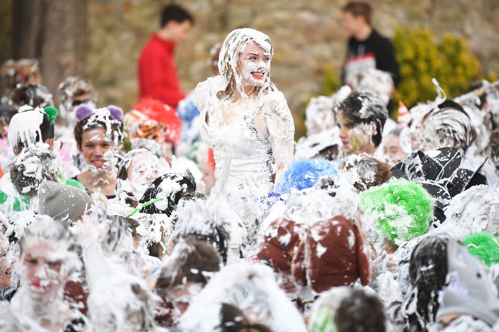 Raisin' Hell:  St. Andrews Students Having A Good Time