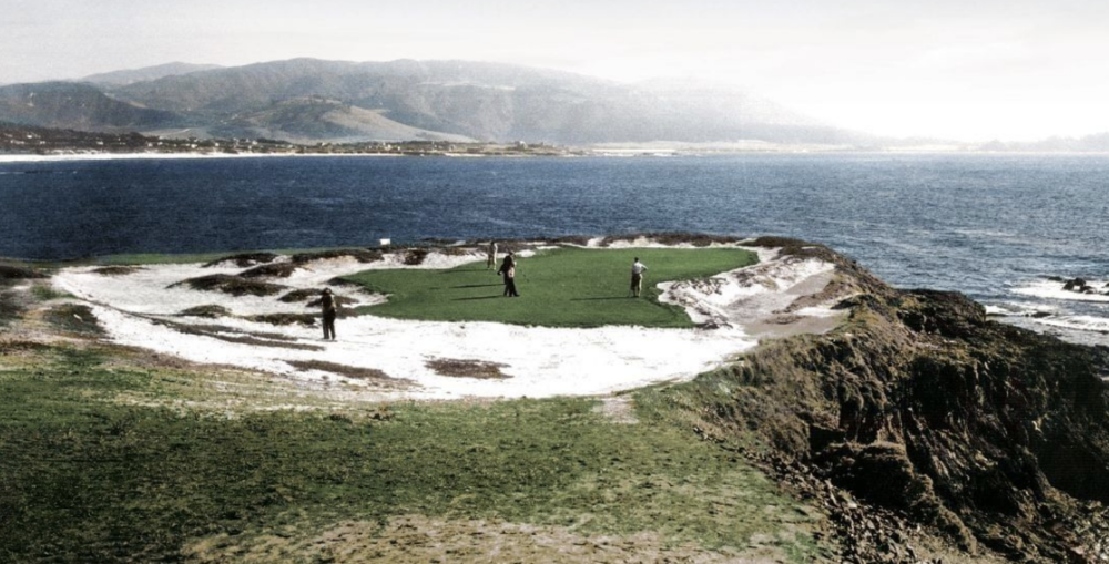 Pebble's Seventh Hole -- Here's A Blast From The Past