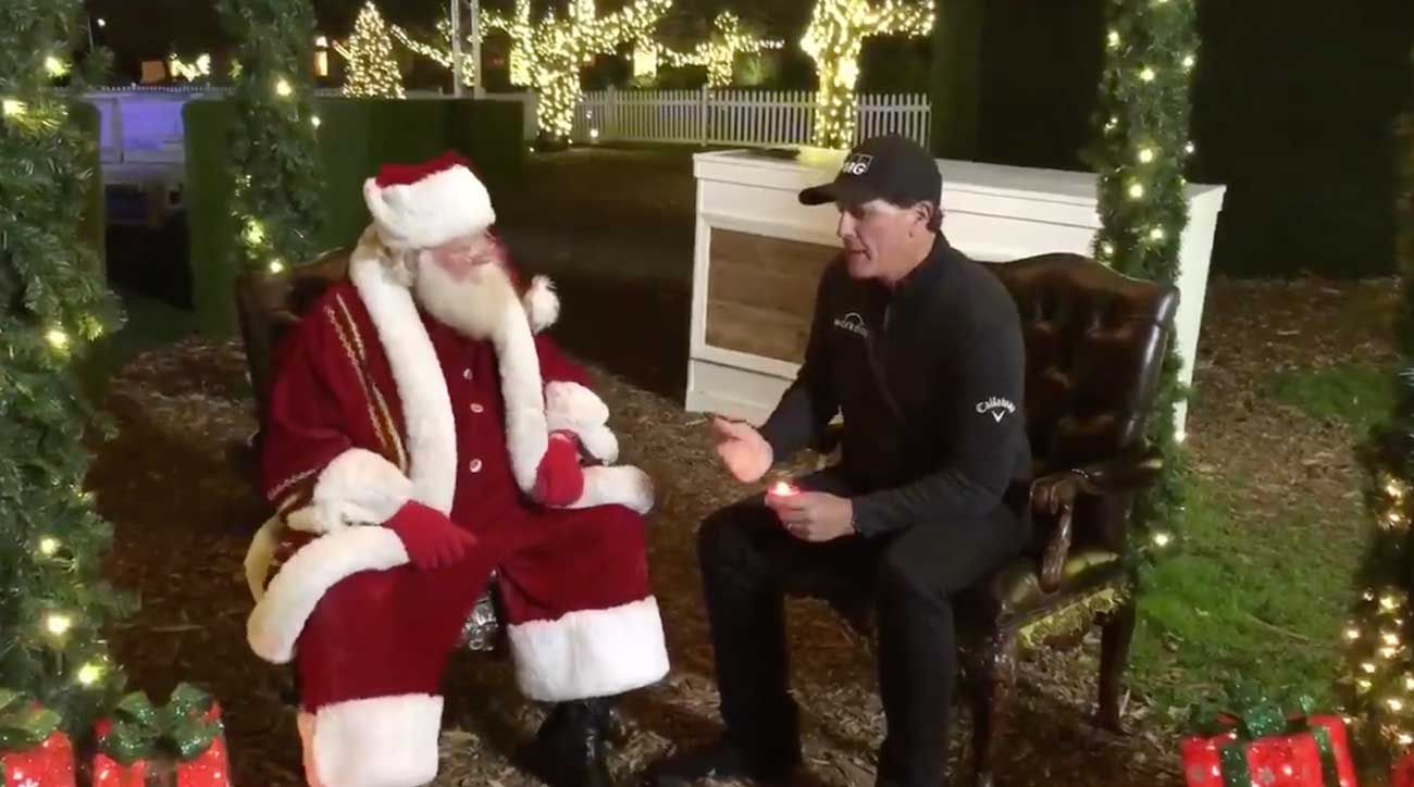 Phil Sits With Santa -- Will He Get His Christmas Wish?