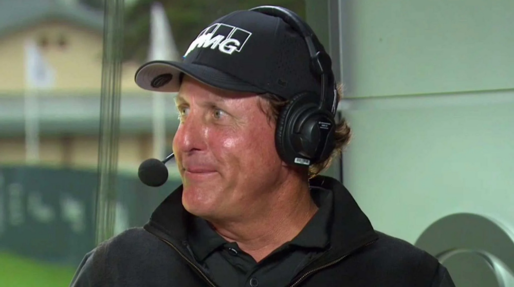 Phil Mickelson A Huge Hit In The Broadcast Booth