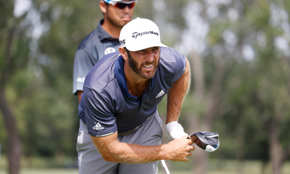 Dustin Johnson Out Of Nelson;  Left Knee Acting Up
