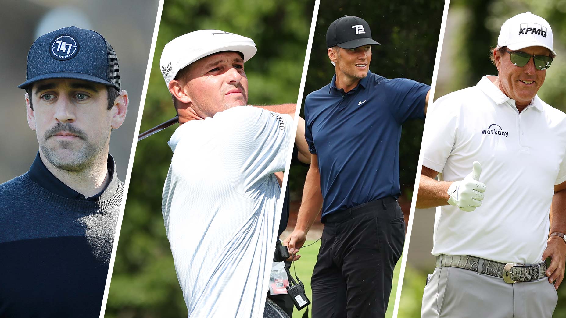 Slower Than Slow:  DeChambeau, Rodgers Get The Win Over Mickelson, Brady