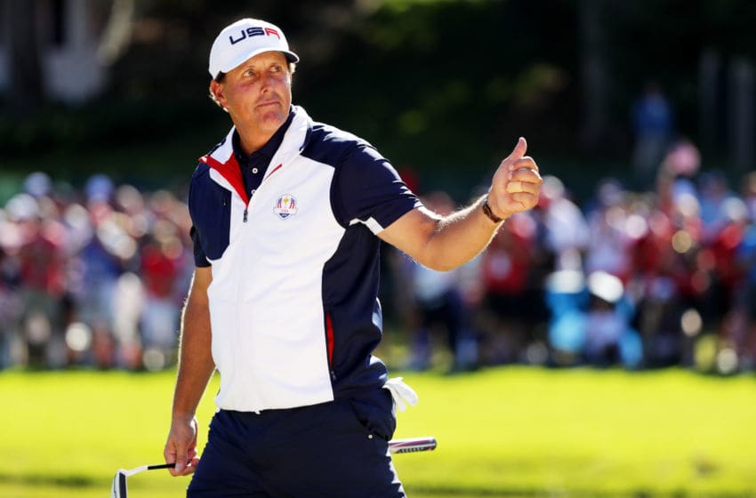 Phil Mickelson Trades Clubs For A Walkie-Talkie -- He's A Ryder Cup Vice Captain