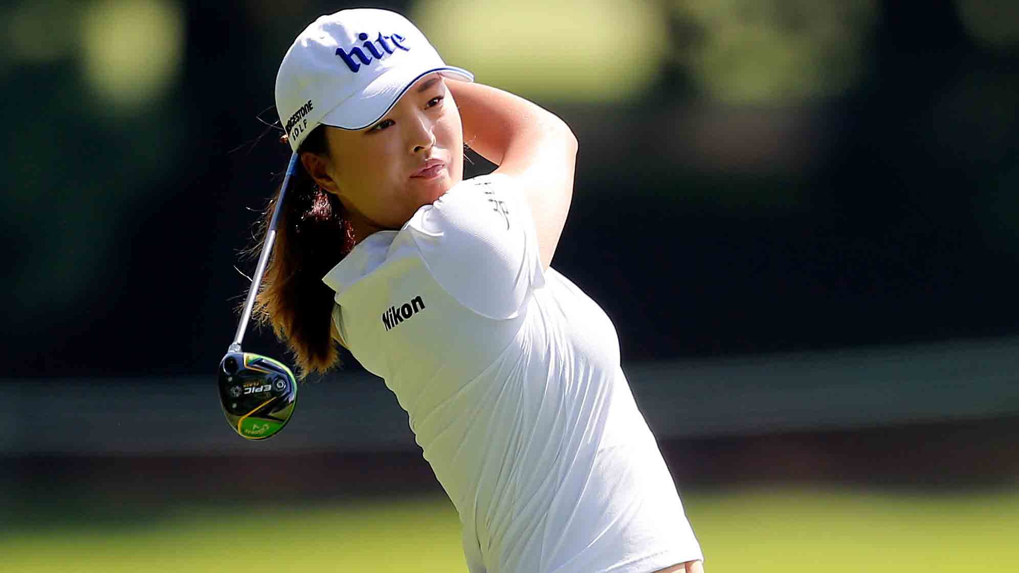 Jin Young Ko tied Annika Sorenstam's record of 14 straight rounds in t...