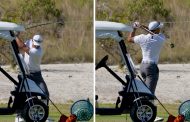 Tiger Woods Steals The Show At Hero With Full Swings On Range