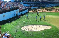 Ryder Ace Celebration:  The 16th Hole Was Trashed!