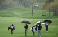 Rain Dominates Players:  Friday's Pretty Much A Wash-Out