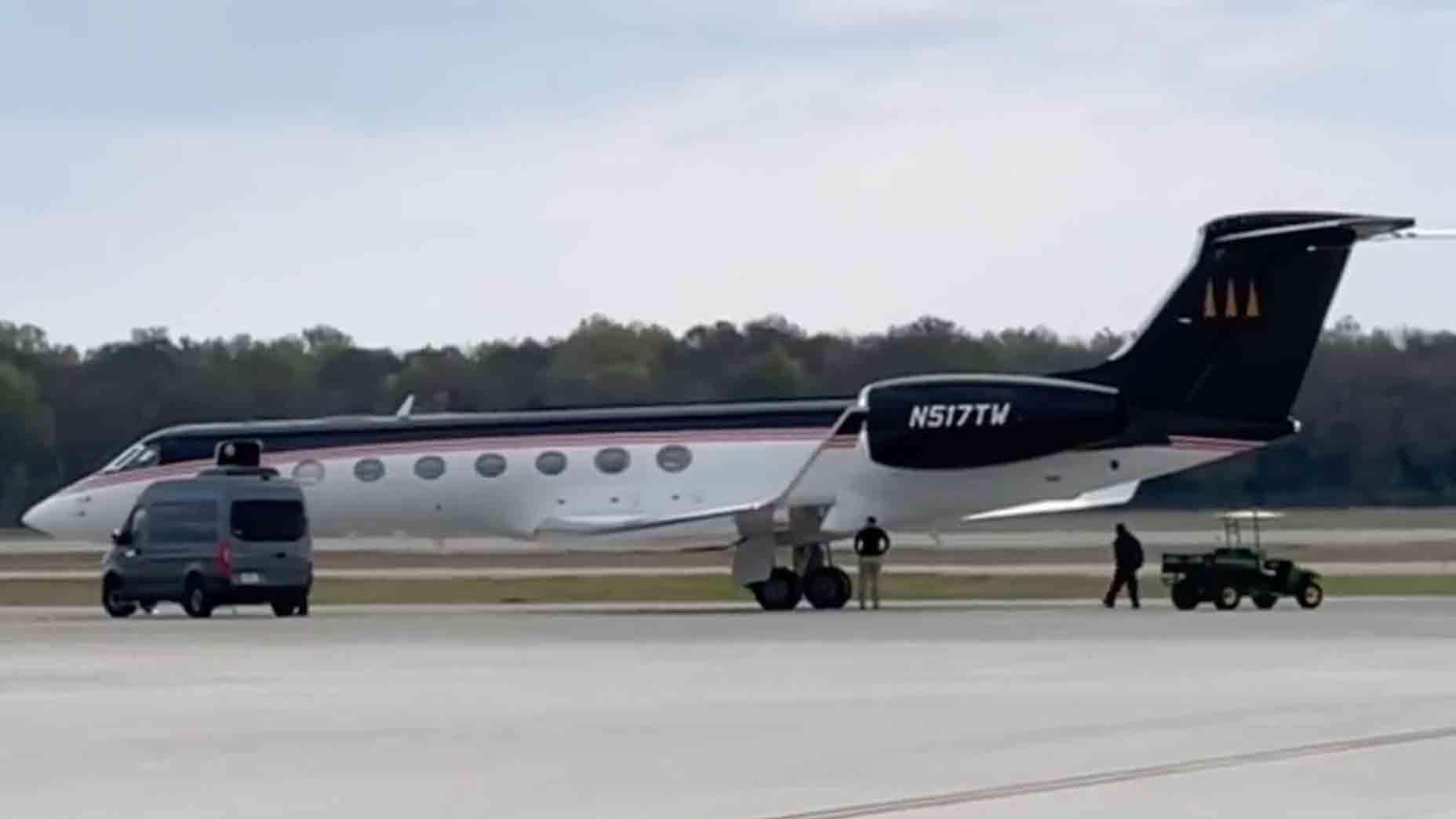 Tiger Has Landed -- Woods Arrives In Augusta Tuesday Morning