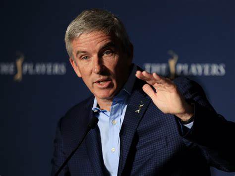 Jay Monahan Takes The Stage -- Blasts LIV Series On CBS Telecast