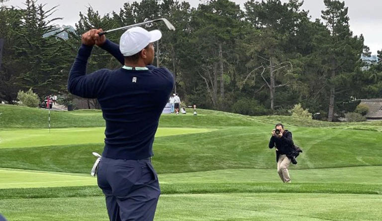 A Tiger Woods Sighting At Pebble Beach