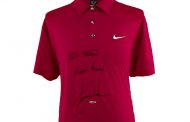 Action Not-So-Brisk On Tiger's Sunday Red Masters Shirt