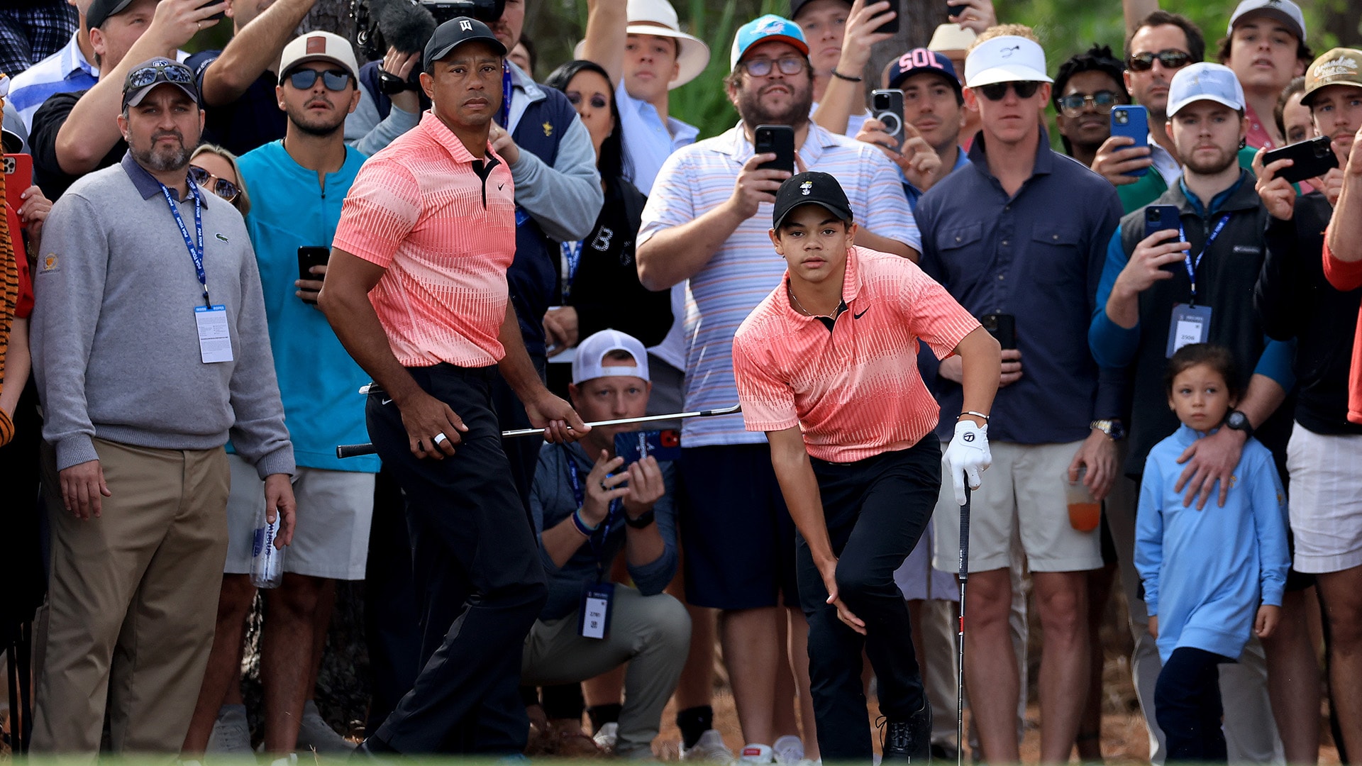 Red Shirt Limp:  PNC A Forecast Of 2023 For Tiger Woods?